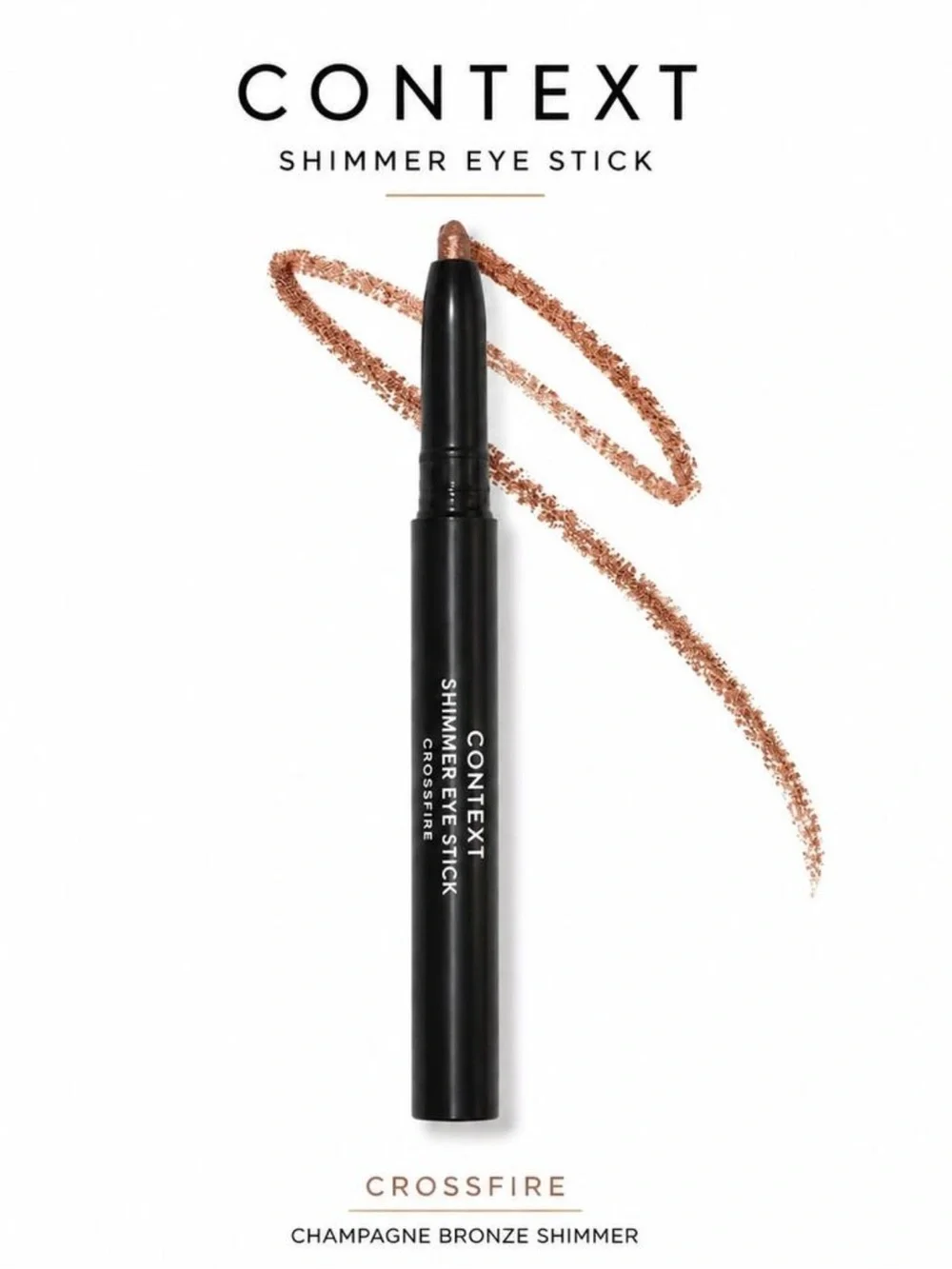 Context Shimmer Eye Stick in CROSSFIRE (Metallic Copper) NEW! FULL SIZE!
